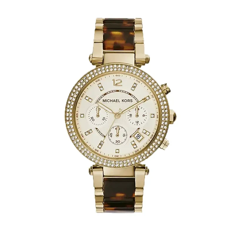 Michael Kors Parker Champagne Dial Ladies Watch- MK5688